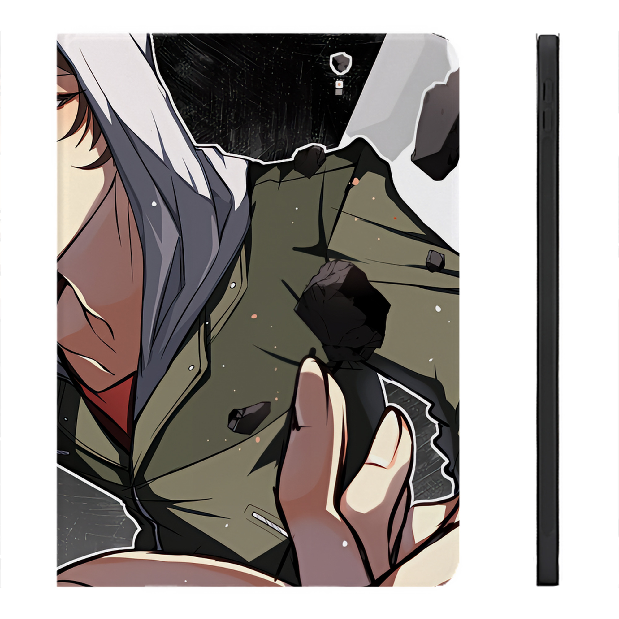 （画像用） 文豪ストレイドッグス Bungo Stray Dogs IPadケース ペンホルダー付き ブックスタイルデザイン